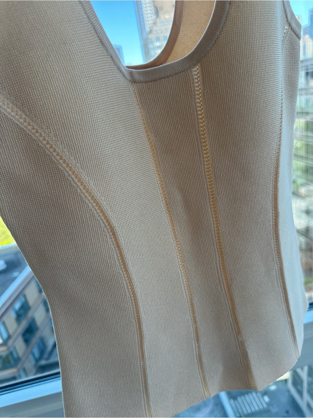 Zimmermann Cream Knit Tank & A-Line Skirt Set - Picture 5 of 6